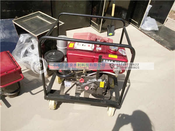 逐浪水利雄安新区安新县便携式打桩机验收任务顺遂完成